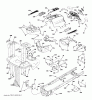 Husqvarna LTH 151 (96041020101) - Lawn Tractor (2011-05 & After) Listas de piezas de repuesto y dibujos CHASSIS ENCLOSURES