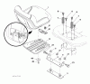 Husqvarna LTH 154 (96041024201) - Lawn Tractor (2012-07 & After) Listas de piezas de repuesto y dibujos SEAT