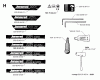 Jonsered 2055 - Chainsaw (1998-10) Spareparts DECALS #2