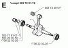 Jonsered 2065 - Chainsaw (1997-11) Spareparts CRANKSHAFT
