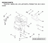 Jonsered LR13 (J8F1336TC, 954130021) - Lawn & Garden Tractor (2000-02) Listas de piezas de repuesto y dibujos ENGINE