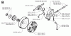 Jonsered 2071 - Chainsaw (1997-02) Spareparts CLUTCH OIL PUMP