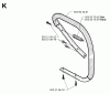Jonsered 2165 - Chainsaw (2000-04) Spareparts HANDLE