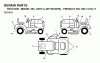 Jonsered LRH13 (J8F13H36TB, 954130017) - Lawn & Garden Tractor (1998-12) Spareparts DECALS