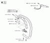 Jonsered CS2156 - Chainsaw (2005-02) Spareparts HANDLE #2