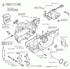 Jonsered CS2163 - Chainsaw (2005-05) Listas de piezas de repuesto y dibujos CRANKCASE