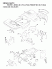 Jonsered LT12 (JLT12A, 954130044) - Lawn & Garden Tractor (2001-01) Spareparts CHASSIS ENCLOSURES