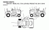 Jonsered LT13A (JLTA13B, 954130046) - Lawn & Garden Tractor (2001-02) Spareparts DECALS