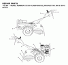 Jonsered CT2105R (960910001, 96091000102) - Cultivator (2006-06) Spareparts DECALS