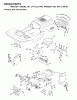 Jonsered LT14 (JLT14A, 954130058) - Lawn & Garden Tractor (2002-06) Spareparts CHASSIS ENCLOSURES