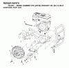 Jonsered RT5 (JRT5S, 954130057) - Rear-Tine Tiller (2002-03) Spareparts MAINFRAME RIGHT SIDE
