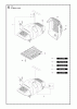 Jonsered BC2145 - Brushcutter (2011-02) Listas de piezas de repuesto y dibujos CYLINDER COVER