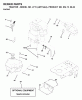 Jonsered LT15 (J8F1542J, 954130036) - Lawn & Garden Tractor (2001-01) Spareparts ENGINE CUTTING EQUIPMENT