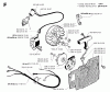 Jonsered GR44 - String/Brush Trimmer (1991-03) Listas de piezas de repuesto y dibujos STARTER