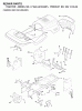 Jonsered LT16A (J816H42F, 954130038) - Lawn & Garden Tractor (2000-03) Spareparts CHASSIS ENCLOSURES