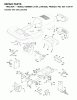 Jonsered LT18A (J18H42A, 954130047) - Lawn & Garden Tractor (2001-01) Spareparts CHASSIS ENCLOSURES
