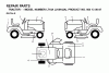 Jonsered LT18A (J18H42A, 954130047) - Lawn & Garden Tractor (2001-01) Spareparts DECALS