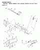 Jonsered LT18A (J18H42A, 954130047) - Lawn & Garden Tractor (2001-01) Spareparts MOWER LIFT / DECK LIFT