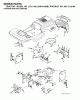 Jonsered LT2114 A (JNA14H36B, 954130084) - Lawn & Garden Tractor (2003-05) Spareparts CHASSIS ENCLOSURES