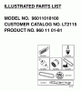 Jonsered LT2115 (96011018100) - Lawn & Garden Tractor (2006-05) Spareparts FREQUENTLY USED PARTS