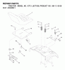 Jonsered ICT13 (JICT13B, 954130039) - Lawn & Garden Tractor (2000-02) Listas de piezas de repuesto y dibujos SEAT