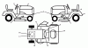 Jonsered LT2213 A (96041015203) - Lawn & Garden Tractor (2011-08) Spareparts DECALS