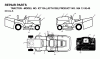 Jonsered ICT13A (JICTH13B, 954130040) - Lawn & Garden Tractor (2000-04) Spareparts DECALS