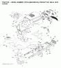 Jonsered LT2216 (96041003104) - Lawn & Garden Tractor (2007-10) Spareparts CHASSIS ENCLOSURES