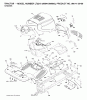 Jonsered LT2216 (96041005600) - Lawn & Garden Tractor (2007-04) Spareparts CHASSIS ENCLOSURES