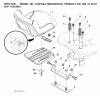Jonsered LT2216 A2 (96041003802) - Lawn & Garden Tractor (2008-01) Listas de piezas de repuesto y dibujos SEAT