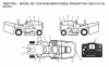 Jonsered LT2216 CM (96061019300) - Lawn & Garden Tractor (2008-07) Spareparts DECALS