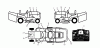 Jonsered LT2216 CM (96061023600) - Lawn & Garden Tractor (2009-01) Spareparts DECALS