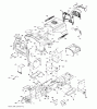 Jonsered LT2216 CMA2 (96061024500) - Lawn & Garden Tractor (2009-01) Spareparts CHASSIS ENCLOSURES