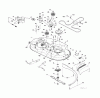 Jonsered LT2217 A (96041003300) - Lawn & Garden Tractor (2007-02) Spareparts MOWER DECK / CUTTING DECK