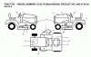 Jonsered LT2217 A (96041004300) - Lawn & Garden Tractor (2007-04) Spareparts DECALS