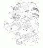 Jonsered LT2217 A (96041010300) - Lawn & Garden Tractor (2009-01) Spareparts CHASSIS ENCLOSURES