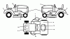 Jonsered LT2217 A (96041010305) - Lawn & Garden Tractor (2011-08) Spareparts DECALS