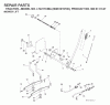 Jonsered LT2217 CMA (96061019700) - Lawn & Garden Tractor (2007-01) Spareparts MOWER LIFT / DECK LIFT