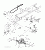 Jonsered LT2218 A (96041005801) - Lawn & Garden Tractor (2009-02) Spareparts DRIVE