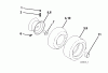 Jonsered LT2218 A (96041005801) - Lawn & Garden Tractor (2009-02) Spareparts WHEELS TIRES