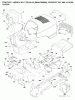 Jonsered LT2218 A2 (96041005900) - Lawn & Garden Tractor (2007-06) Spareparts CHASSIS ENCLOSURES