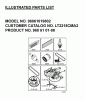Jonsered LT2218 CMA2 (96061019903) - Lawn & Garden Tractor (2007-10) Spareparts FREQUENTLY USED PARTS