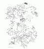 Jonsered LT2218 CMA2 (96061024100) - Lawn & Garden Tractor (2009-01) Spareparts CHASSIS ENCLOSURES