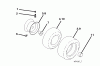Jonsered LT2223 CMA2 (96061026801) - Lawn & Garden Tractor (2010-08) Listas de piezas de repuesto y dibujos WHEELS TIRES