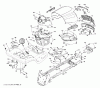 Jonsered LT2227 A2 (96041014601) - Lawn & Garden Tractor (2011-04) Spareparts CHASSIS ENCLOSURES