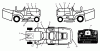 Jonsered LT2316 CM (96051000400) - Lawn & Garden Tractor (2010-12) Spareparts DECALS