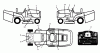 Jonsered LT2316 CM (96051000402) - Lawn & Garden Tractor (2012-08) Spareparts DECALS