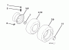 Jonsered LT2317 CMA (96051000501) - Lawn & Garden Tractor (2011-08) Listas de piezas de repuesto y dibujos WHEELS TIRES
