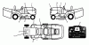 Jonsered LT2317 CMA (96051002103) - Lawn & Garden Tractor (2013-05) Spareparts DECALS