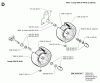 Jonsered FR13 (85CM) - Rear-Engine Riding Mower (1998-06) Listas de piezas de repuesto y dibujos WHEELS TIRES